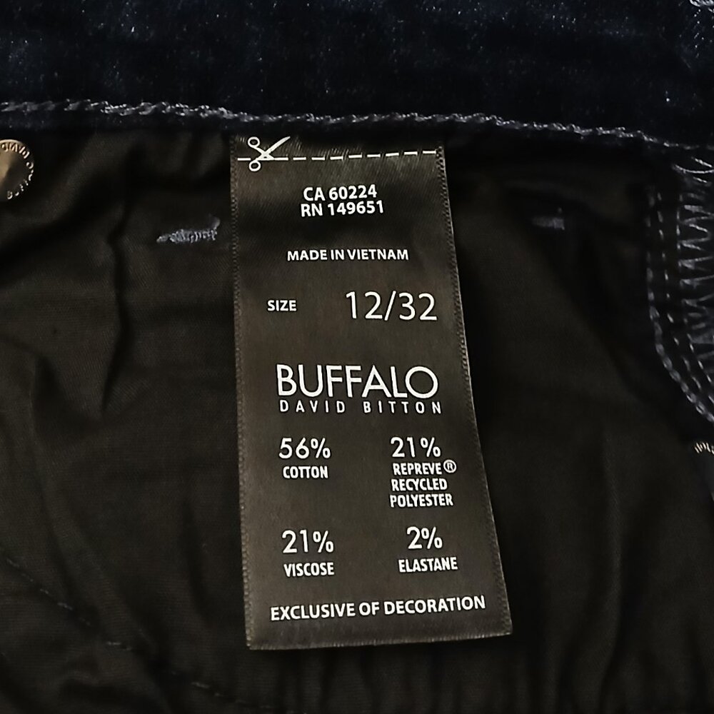 Buffalo David Bitton Jeans 12 32 Alyssa High Rise Straight Dark Wash Stretch - Picture 8 of 9
